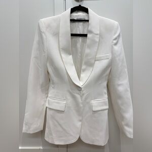 White Blazer XS never worn